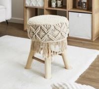 Taboret BOHO Pleciony