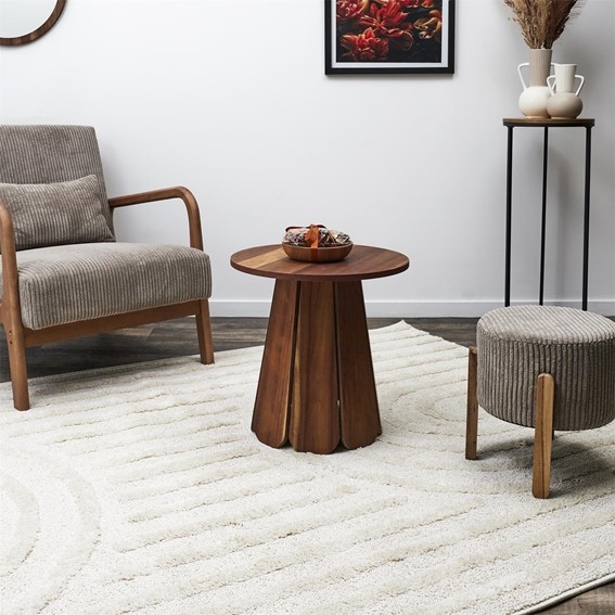 Stolik Boczny WILL Fi45cm Orzech