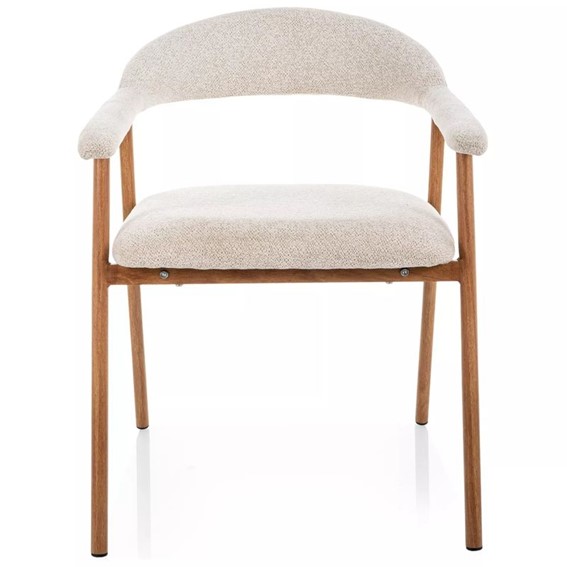 Krzesło LAGOS D Raven Jasny Beż/Dąb