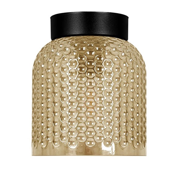 Lampa Sufitowa CAPRI K-5622 Bursztynowy/Czarny