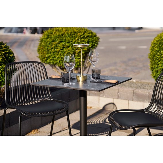 Stół Bistro HOUSE NORDIC 60x60 Ciemny Szary