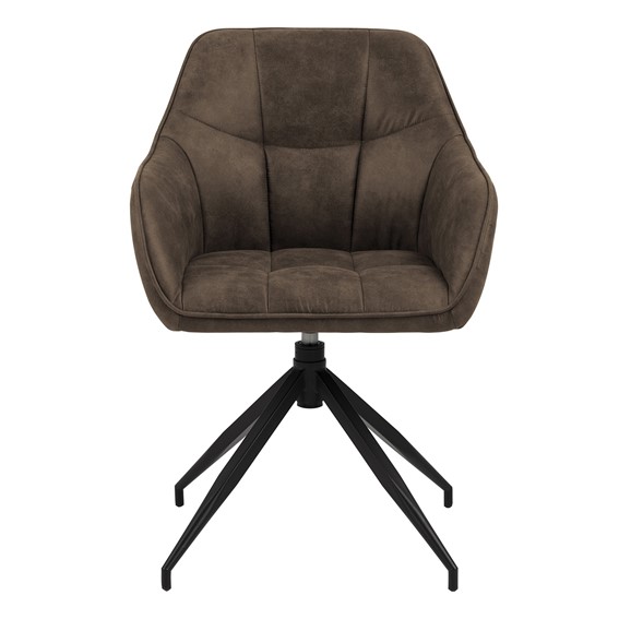 Krzesło Obrotowe BRENDA Brązowy