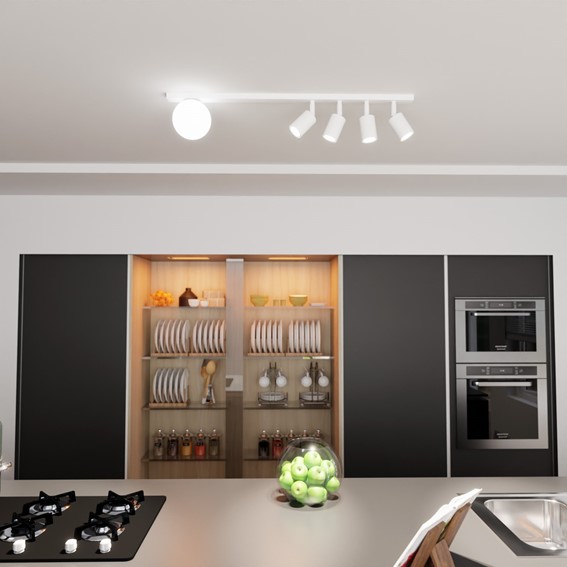 Lampa Sufitowa BASTER 5 Biały