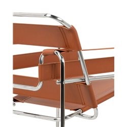 Fotel IVAN Brąz/Chrom