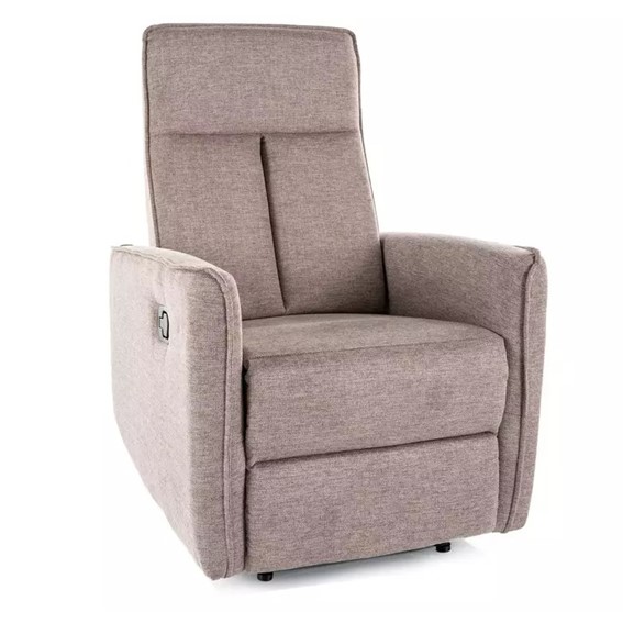 Fotel Rozkładany NIKOS Brego Beżowy/Czarny