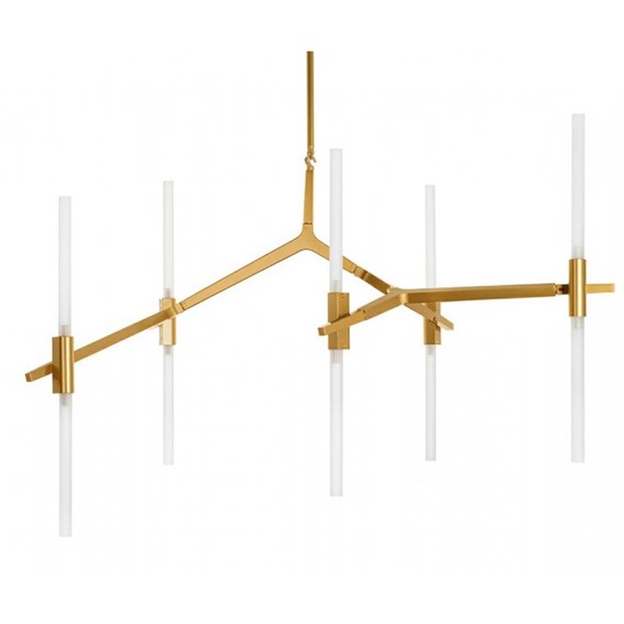 Lampa Wisząca CANDELABR 10 Złoty