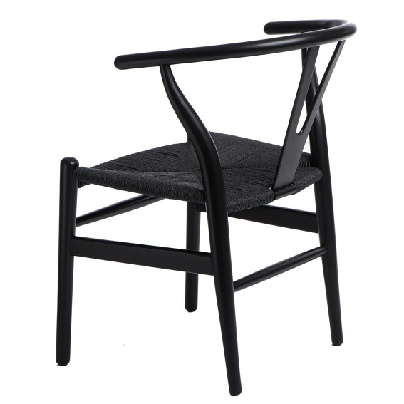Krzesło WICKER Czarny