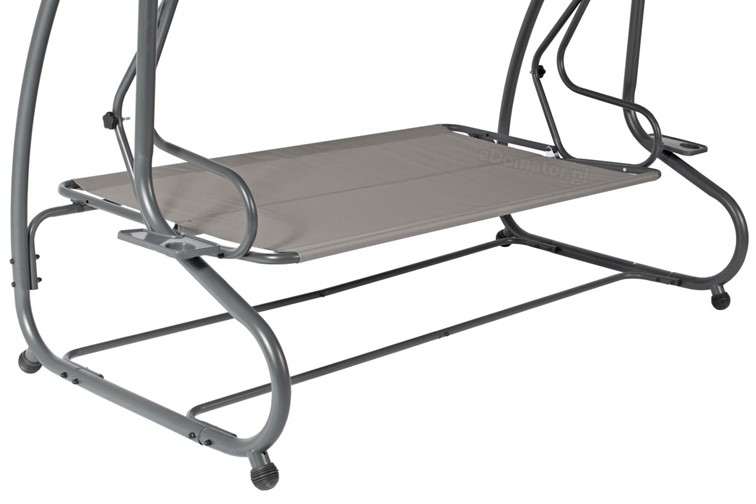 Huśtawka Ogrodowa GRACJA Rozkładana Szary
