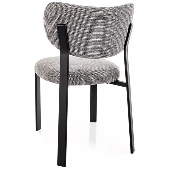 Krzesło RIN Szary/Czarny Mat