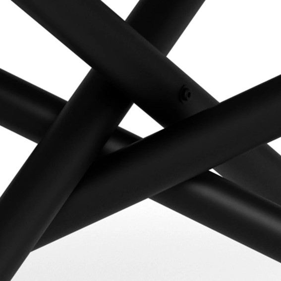 Stół LEVANTO 160x90 Dąb Naturalny/Czarny