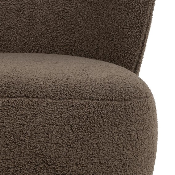 Fotel ELMONT Brązowy