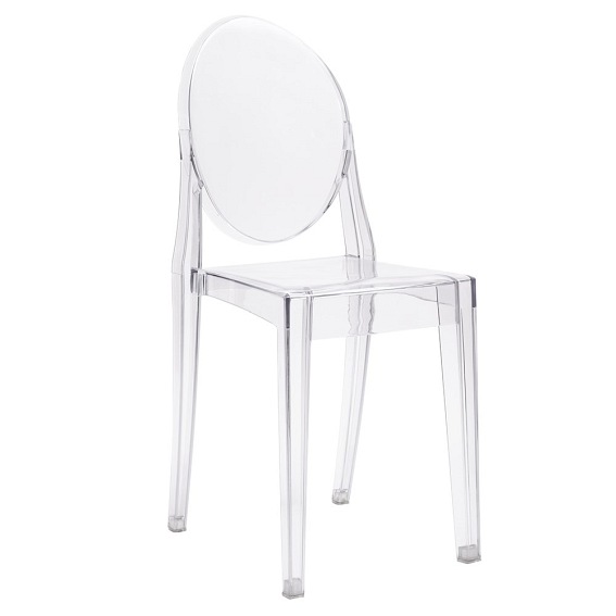 Krzesło Victoria 50x38x90 Transparentny