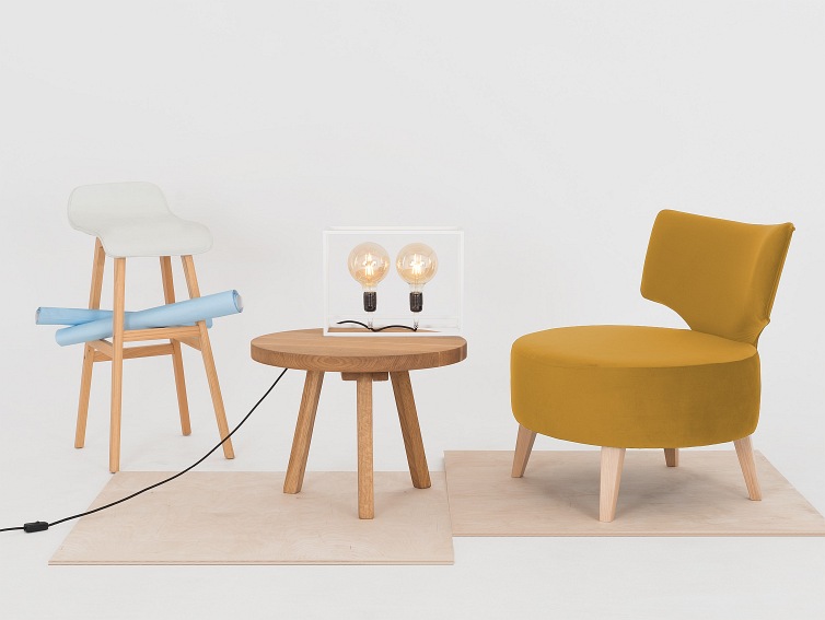 Fotel Flippin 75x60x75 Marakuja/Naturalny