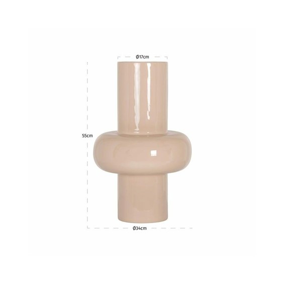 Wazon BENICE L Beżowy