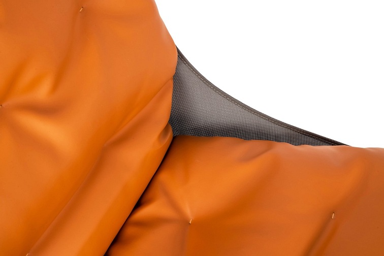 Fotel z Podnóżkiem Arni Low 80x80x92 Pomarańczowy