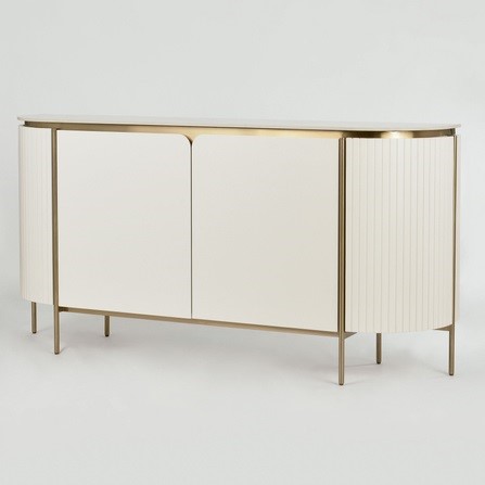 Komoda STILIG ST121 Biały/Złoty