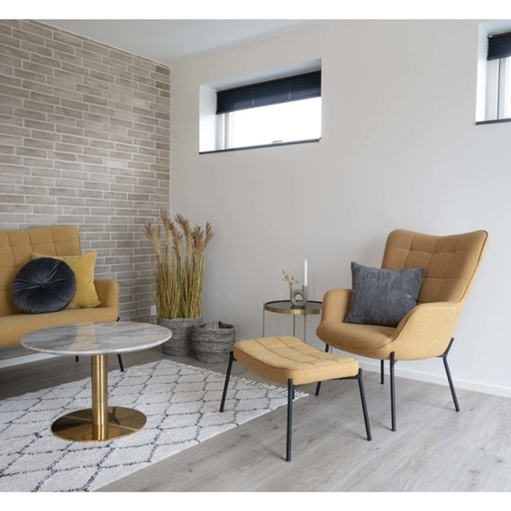 Stolik Kawowy VENEZIA Fi48cm Złoty Outlet