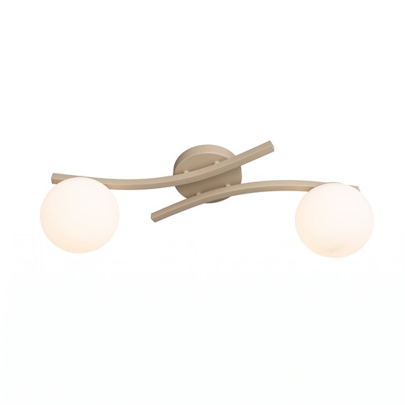 Lampa Sufitowa OPUS 2 Beżowy/Opal