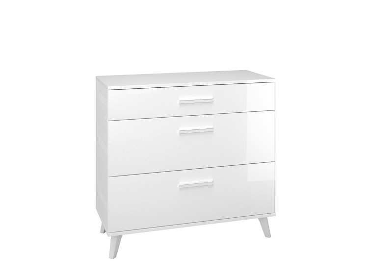 Komoda 1140201 40x90x83 Biały Alpejski