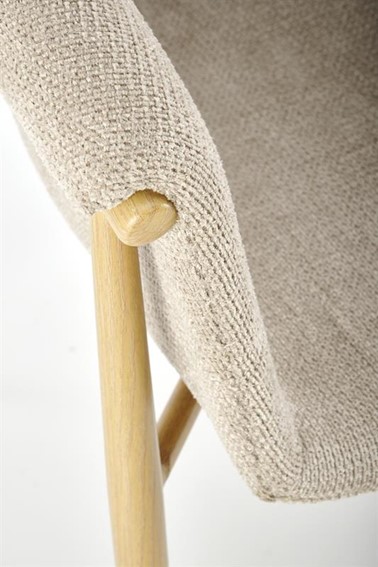 Krzesło K489 Naturalny/Beżowy