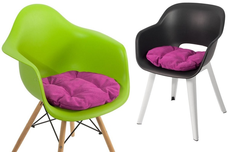 Poduszka na Krzesło KAMILA 40cm Fuksja