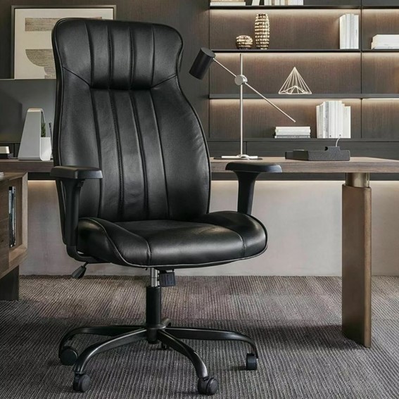 Fotel Obrotowy Q-093 Czarny