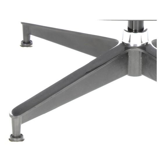 Fotel VIP z Podnóżkiem Czarny