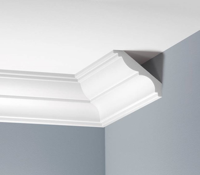 Listwa Gzymsowa Gładka LGG-08 Flex 235 cm Biały