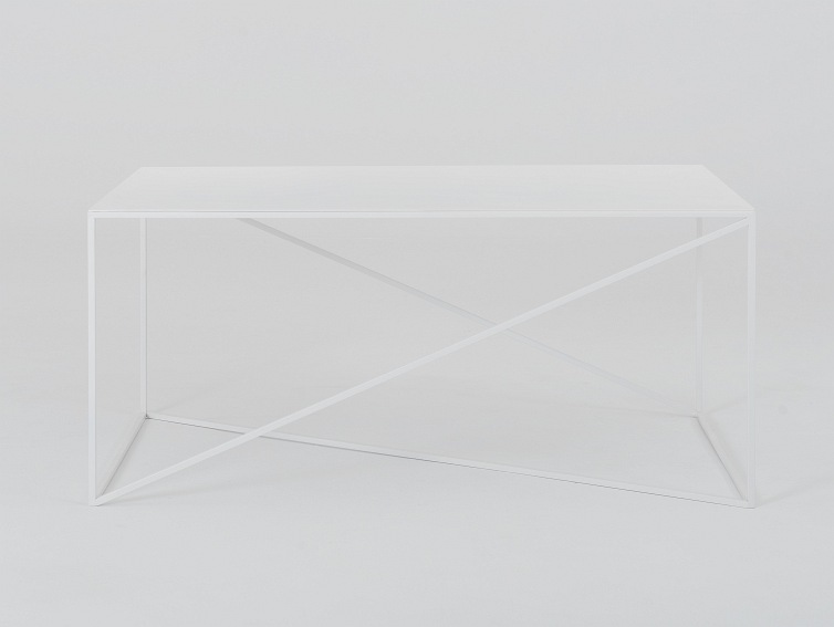 Stół Kawowy Memo Metal 100x60 Biały