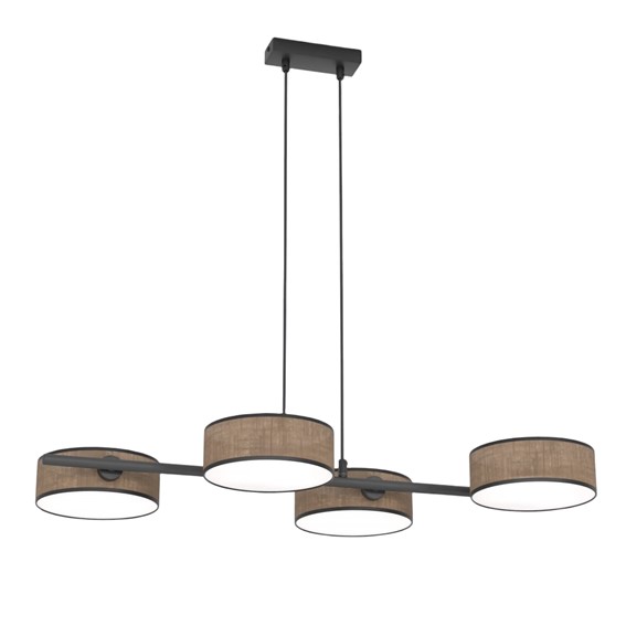 Lampa Wisząca DRUMZ 4 Brązowy