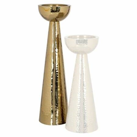 Świecznik LIZZ L Złoty