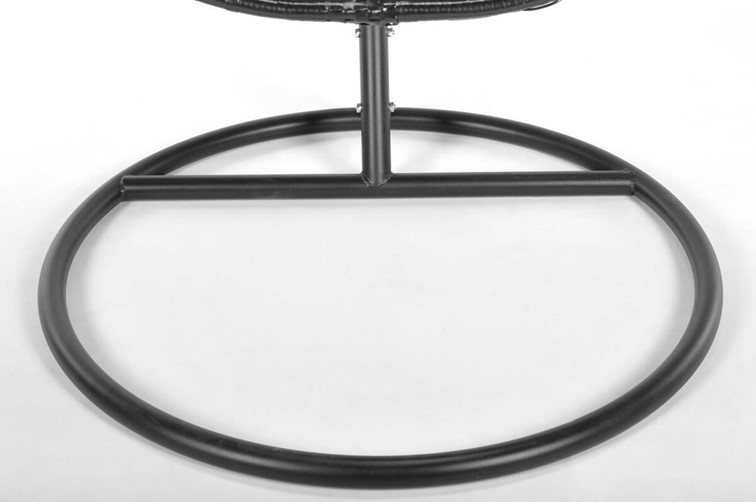 Fotel Wiszący BAHAMA Czarny/Szary