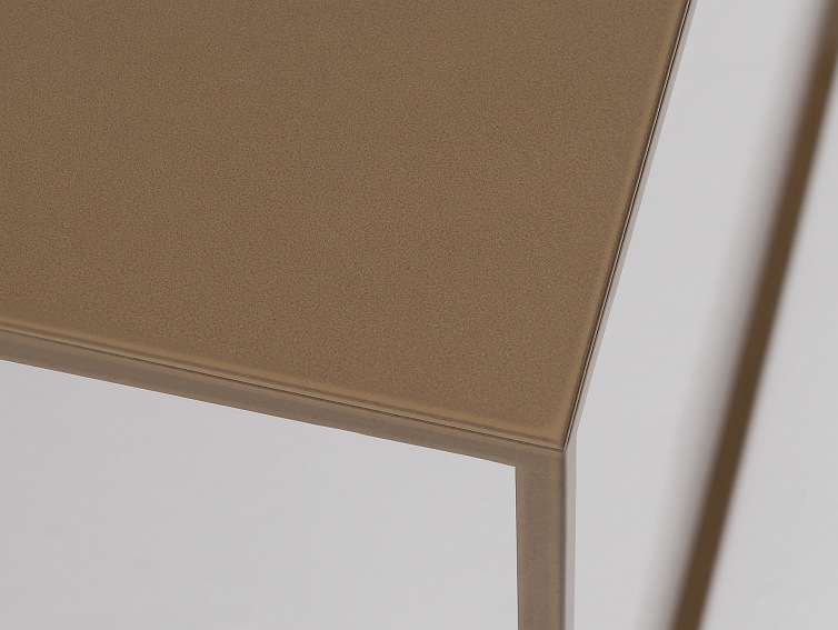 Stół Kawowy Tensio Metal 80x80 Złoty