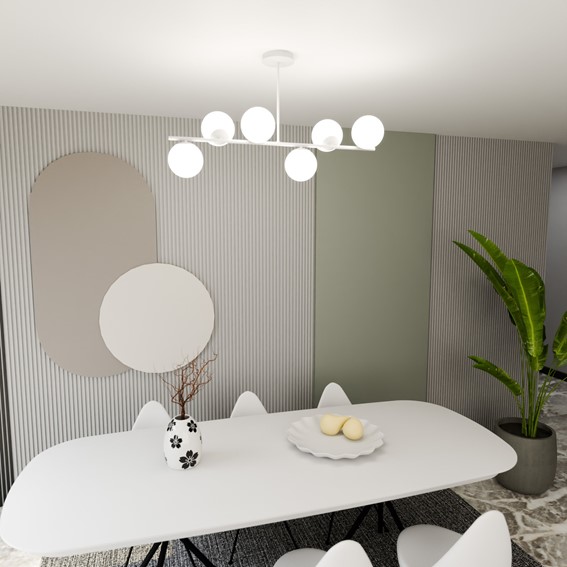 Lampa Sufitowa BIOR 6 Biały