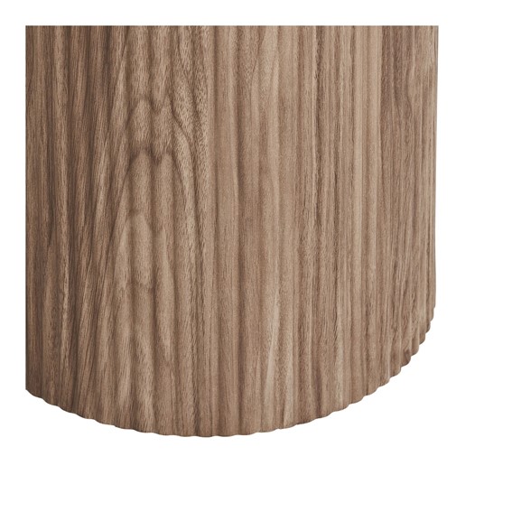 Stolik Kawowy ATHENS fi45 Brązowy/Biały