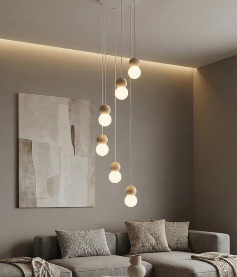 Lampa Wisząca LOOP 6 Biały