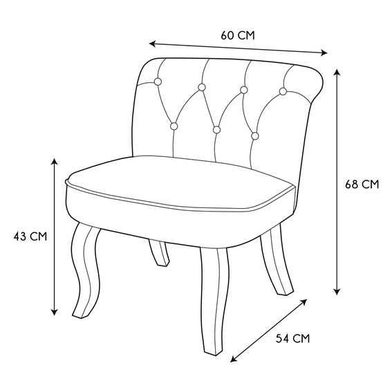 Fotel ELEONORA Szary