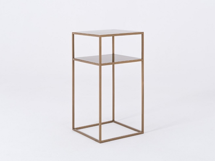 Stolik TENSIO 2 FLOOR METAL 30 - złoty