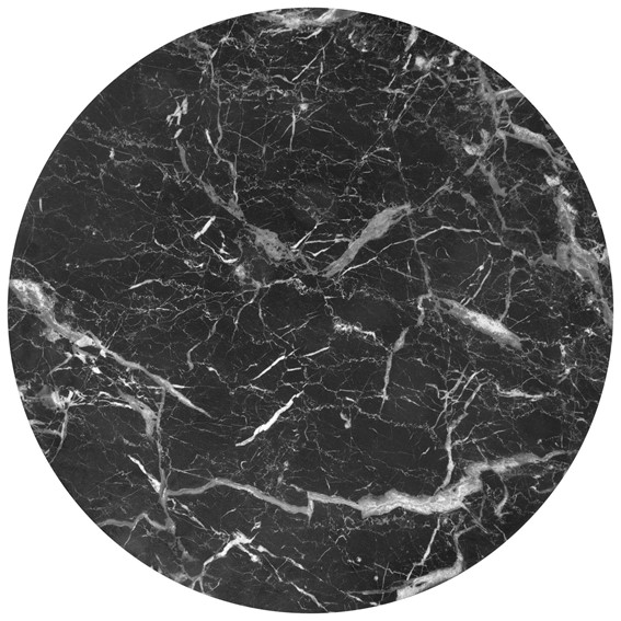 Zestaw 2 Ław JAVA Czarny/Czarny Marmur