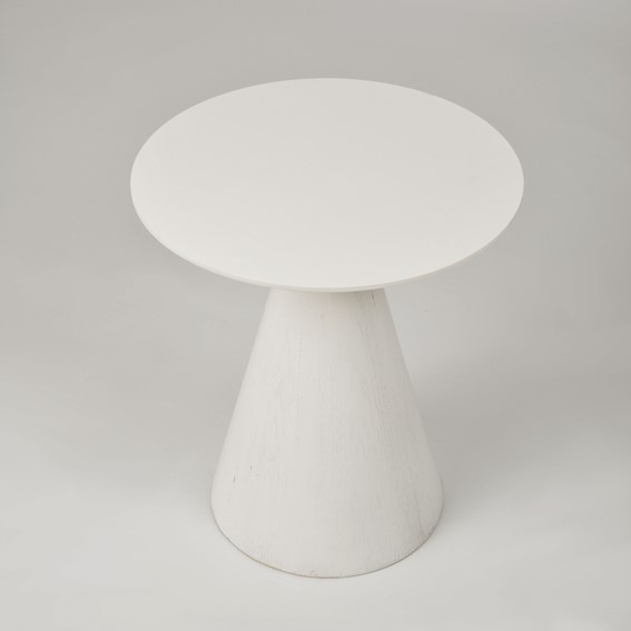 Stolik FLORENCE FL01W fi40 Biały