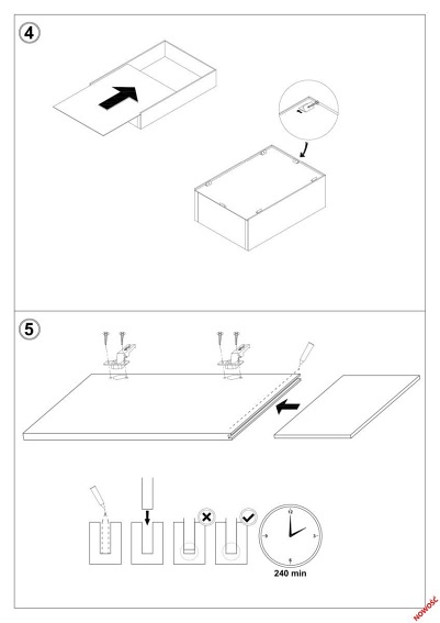 SNAP meblościanka dąb lefkas/ czarny mat