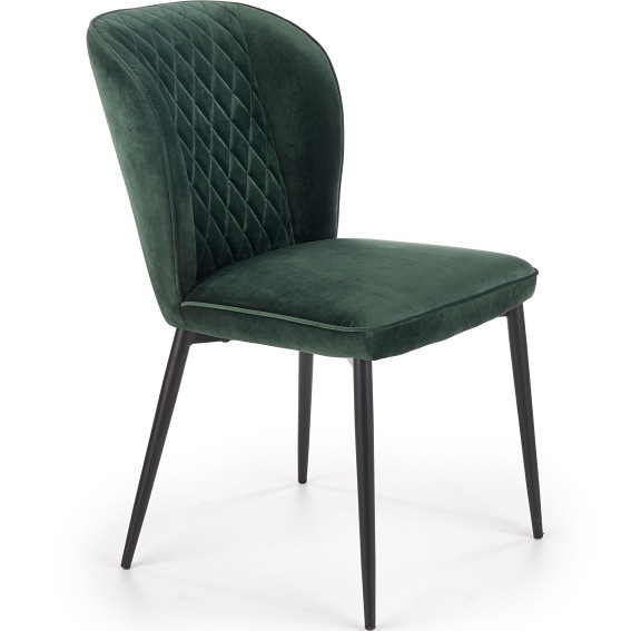 Krzesło K-399 Czarny/Ciemny Zielony