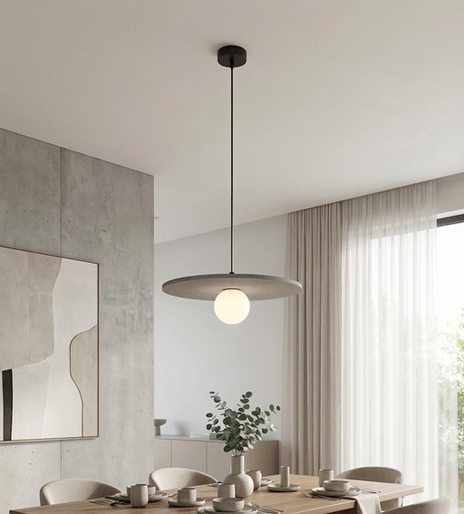 Lampa Wisząca CALMA 1 Szary