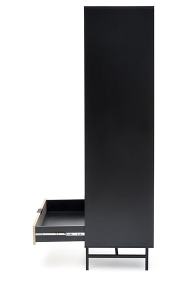 Szafa MURANO S1 Czarny/Dąb Artisan