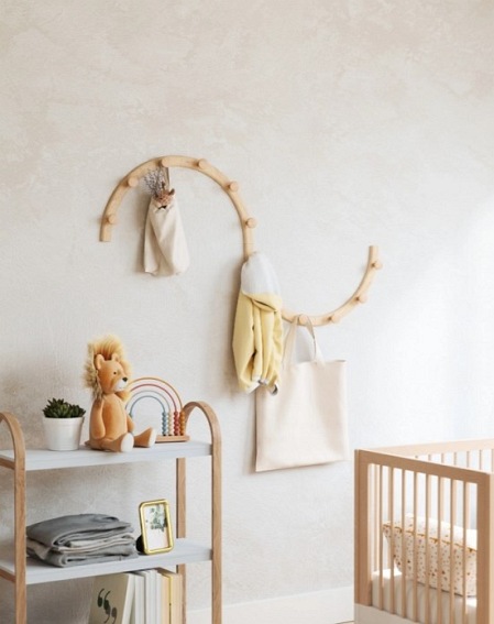 Półka Wolnostojąca BELLWOOD Biały/Naturalny