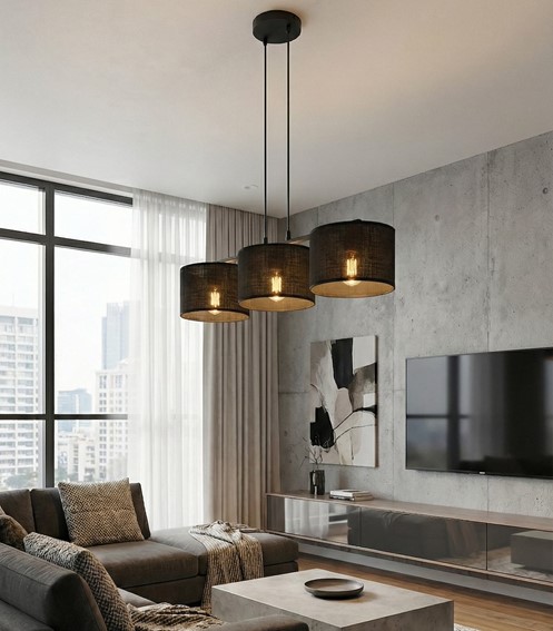 Lampa Wisząca ECO 3 Czarny