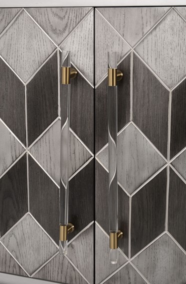 Komoda STILIG ST504 Szary/Brązowy