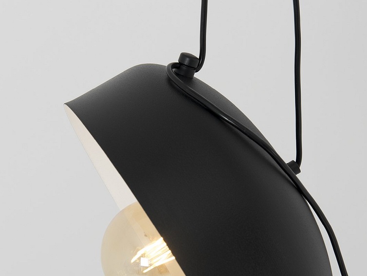 Lampa wisząca POPO FLAT L 6 – czarny