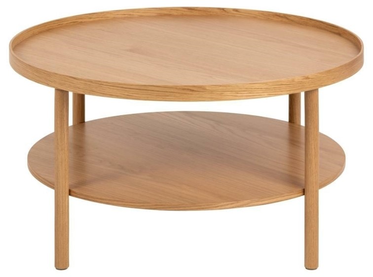 Stolik Kawowy BANBURY Fi80cm Dąb