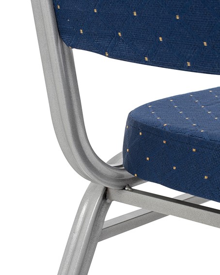 Krzesło ARES Niebieski/Srebrny